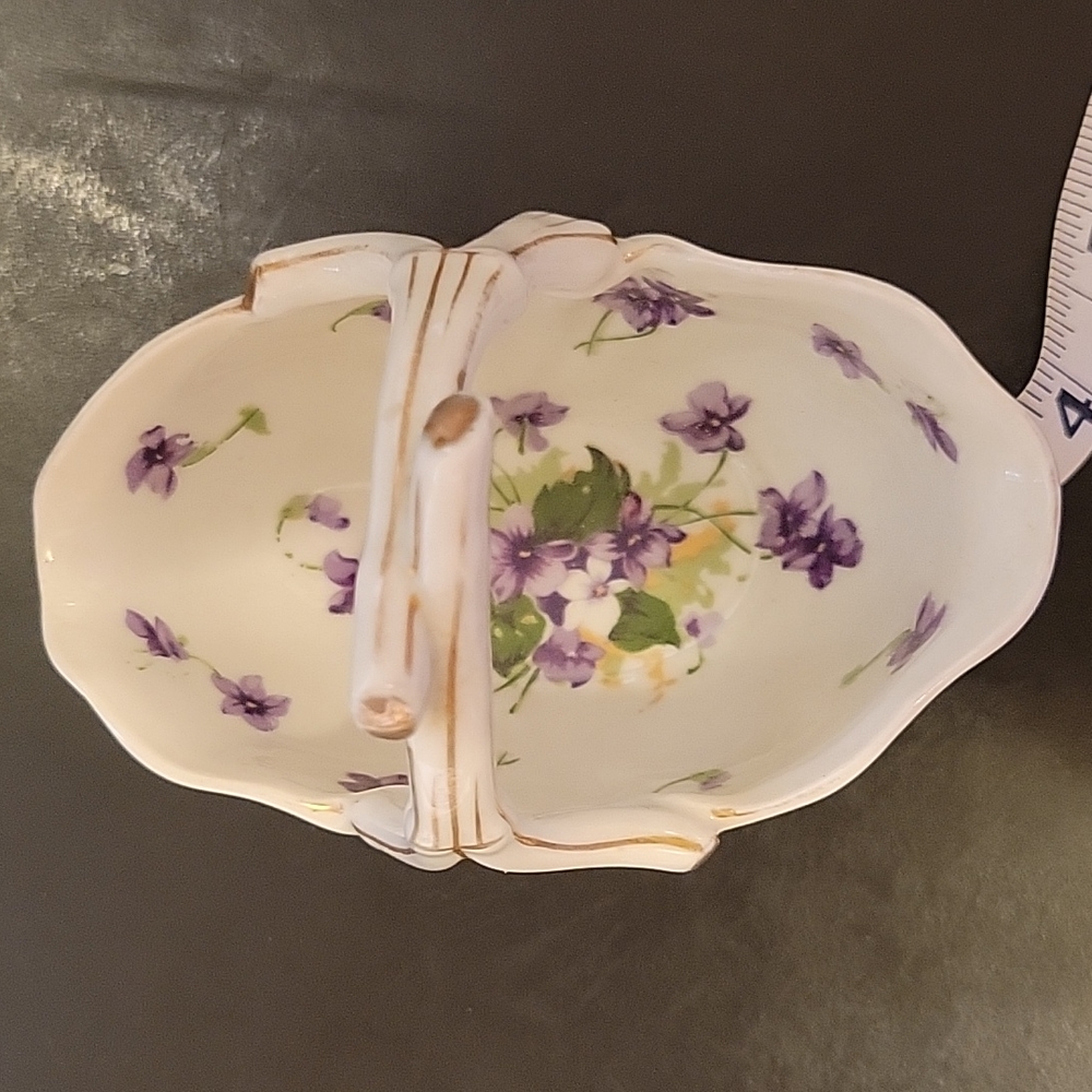 Norcrest small floral Basket - Picture 5 of 6